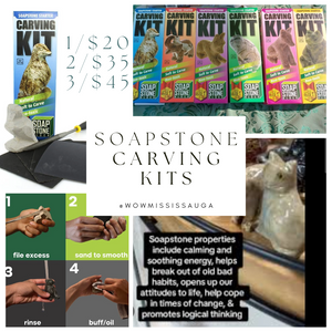 Soapstone Carving kit